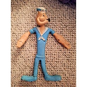 Vintage Popeye  1968 Bendable figure King Features Syndicate Mfg by Lakeside Ind